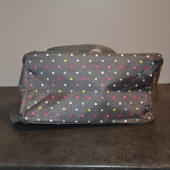 Justice grey with colorful dots duffle bag - Picture 4 of 4